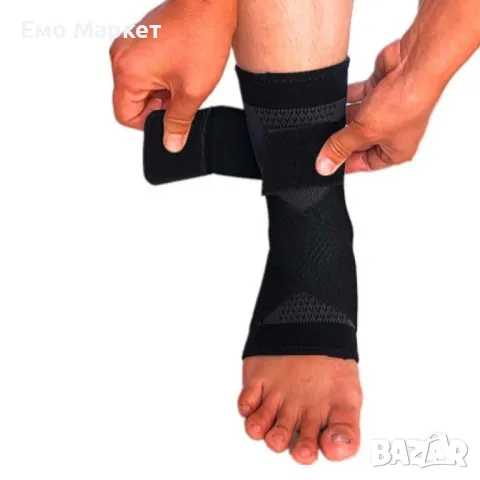 Ластична наглезенка от дишаща материя, подходяща за спорт или при травми, снимка 8 - Други спортове - 49145898