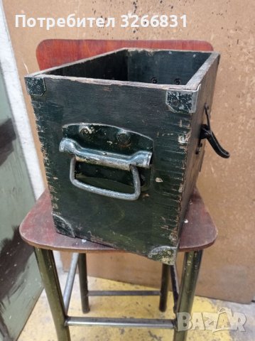 Старо военно сандъче , снимка 2 - Антикварни и старинни предмети - 39860765