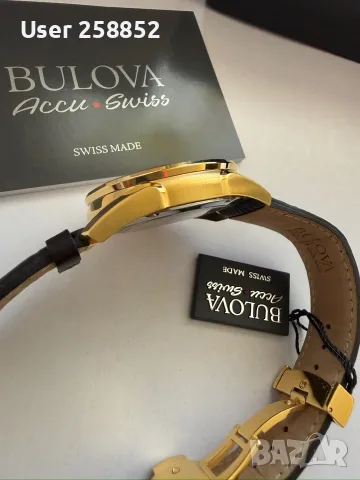 Bulova Accu-Swiss 64B127 Tellaro Автоматичен часовник - нов с кутия и документи, снимка 12 - Мъжки - 54092971