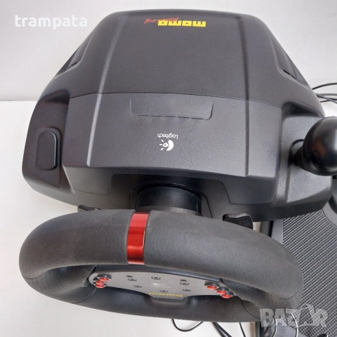 НАЙ ДОБРАТА ОФЕРТА Волан с педали Logitech MOMO Racing Force , снимка 4 - Аксесоари - 52705694