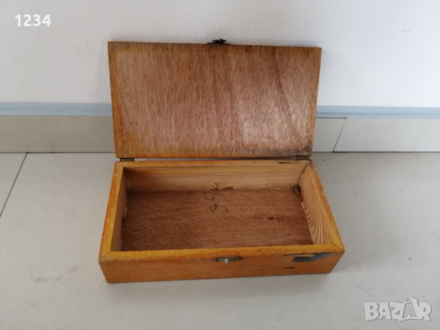 Дървена кутия 22 х 12 h 5.5 см. , снимка 3 - Други стоки за дома - 38275769