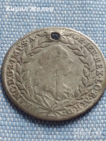 Сребърна монета 20 кройцера 1764г. Франц първи Виена Свещена Римска империя 26744, снимка 1 - Нумизматика и бонистика - 42887620