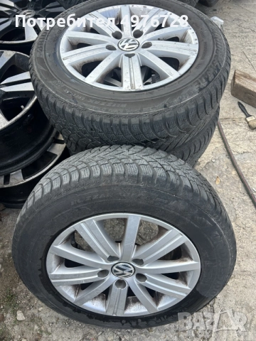 Оригинални алуминиеви джанти с гуми за фолксваген / VW