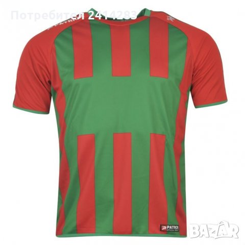 Разпродажба! Оригинален футболен комплект Patrick Red/Green/Black L, снимка 2 - Спортни дрехи, екипи - 31952182