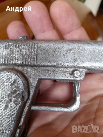 Стар детски пистолет,отливка, снимка 7 - Други ценни предмети - 34227521