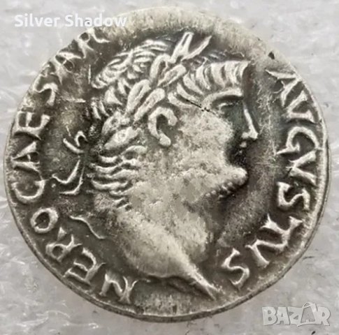 Монета Денарий на Император Нерон /54 - 68  сл. Хр./ РЕПЛИКА