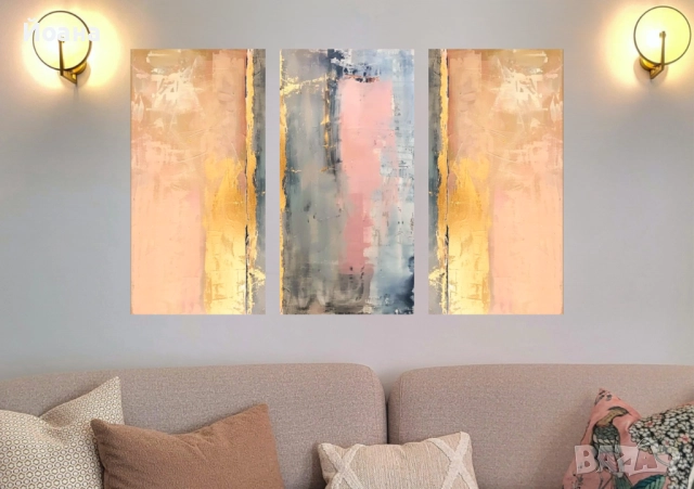 Пвц пана 5мм дебелина за декорация у дома със закачалка без пробиване