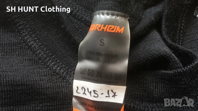 NORHEIM Thermo Underwear 70% Merino Wool размер S термо блуза 70% Мрино вълна - 1606, снимка 11 - Екипировка - 52699198