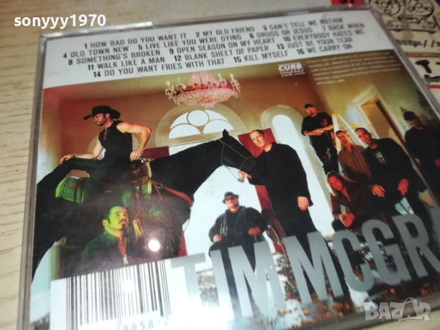 TIM MCGRAW CD 3011251115, снимка 7 - CD дискове - 52590410