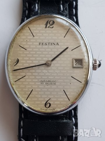Механичен часовник FESTINA, снимка 9 - Антикварни и старинни предмети - 34542176