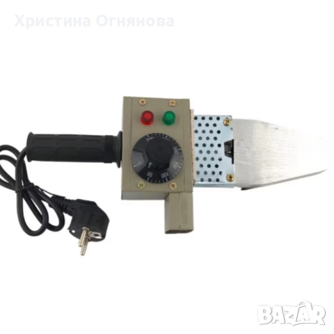 Професионална лепачка за PPR тръби 900W с регулируема температура (50–300°C) – Комплект с куфар, снимка 3 - Други инструменти - 52733665