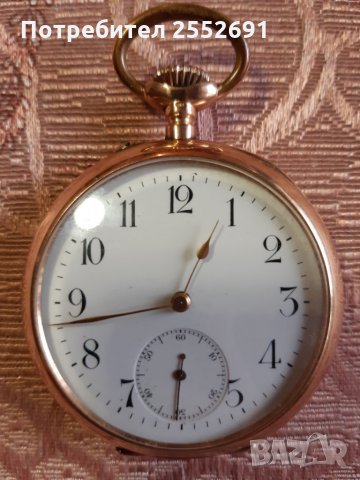 Златен дж.часовник-уникат, снимка 3 - Антикварни и старинни предмети - 28571527