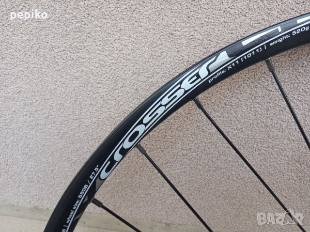 Продавам колела внос от Германия Комплект НОВИ алуминиеви капли 27.5 цола CRX 1011 за диск, снимка 17 - Части за велосипеди - 31216651