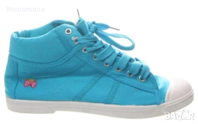 РАЗПРОДАЖБА Сини кецки с черешки, снимка 2 - Кецове - 11673315