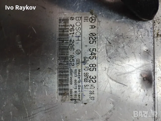 компютър , ECU , MERCEDES W202 , BOSCH  0261206052 , A 0255458532, снимка 5 - Части - 56334333