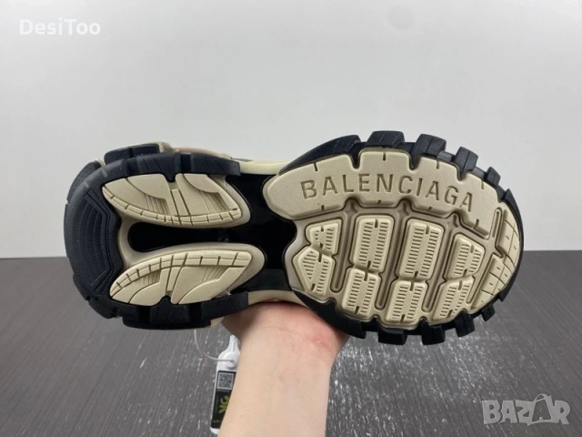 Balenciaga Track Sneaker "Beige/Black", снимка 3 - Маратонки - 54358857