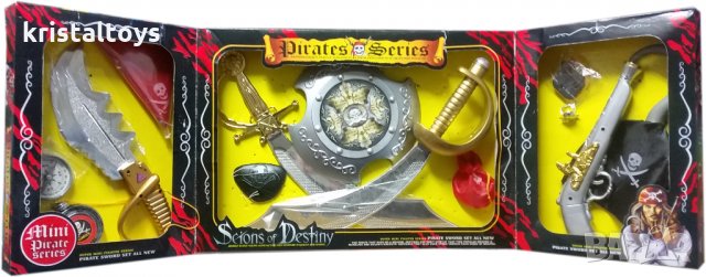 Детска играчка комплект Пиратски оръжия - Джак Спароу, снимка 2 - Рисуване и оцветяване - 12988499