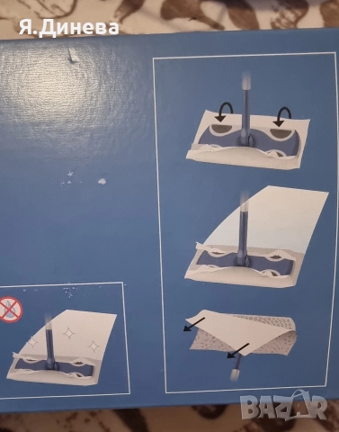 Почистващи кърпички 100бр за моп Livarno , снимка 5 - Мопове, кофи, четки и метли - 52954176