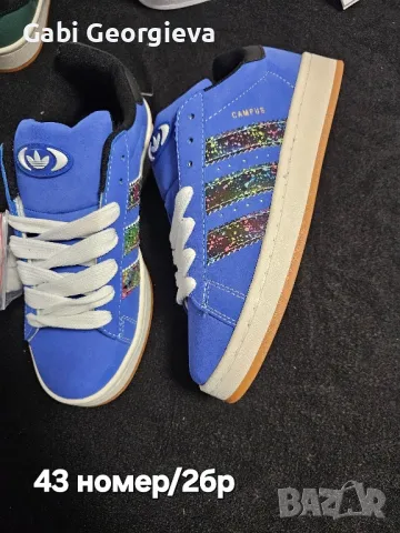 Мъжки маратонки Adidas Campus 43 и 44 номер, снимка 5 - Маратонки - 49039782