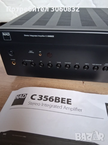 NAD C 356 BEE-като нов, снимка 2 - Ресийвъри, усилватели, смесителни пултове - 54001592