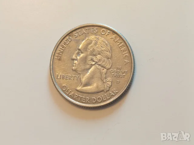 Монета 2007 Съединени Щати Washington Quarter - 25 Cents (Crossroads of the West, UTAH) , снимка 4 - Нумизматика и бонистика - 55763896