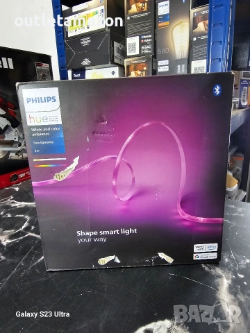 Philips - LED RGBW димируема лента Hue WHITE AND COLOR AMBIANCE 3m , снимка 9 - Лед осветление - 53073466