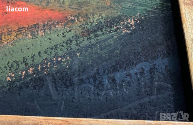 ДИМИТЪР БАТОЕВ масло/платно рядко намиран в България, снимка 3 - Картини - 33699711