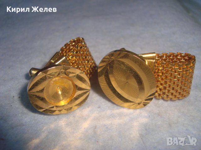 ДВЕ ЕДИНИЧНИ СТАРИ ПОЗЛАТЕНИ ВИНТИДЖ БУТОНЕЛИ РЯДЪК МОДЕЛ 22903, снимка 8 - Антикварни и старинни предмети - 37635335