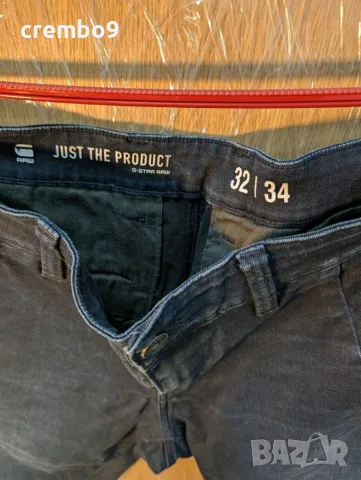 G-Star Raw дънки, сини, 32/34, снимка 2 - Дънки - 56505772
