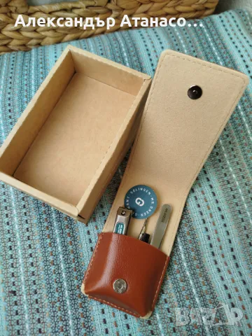 Козметичен комплект, нокторезачка, пинцета. Нови, подарък., снимка 2 - Продукти за маникюр - 50411836