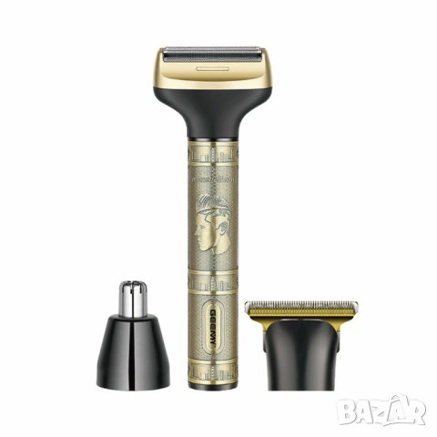 Тример Geemy GM-8045 3 в 1 – Комплект за подстригване и бръснене за мъже, снимка 2 - Машинки за подстригване - 53044372