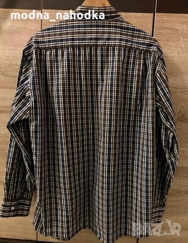 Мъжка карирана риза Tchibo размер 43/44, снимка 9 - Ризи - 34958103