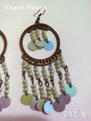 Разкошни обеци старинен стил Арт-11860, снимка 3 - Обеци - 29500606