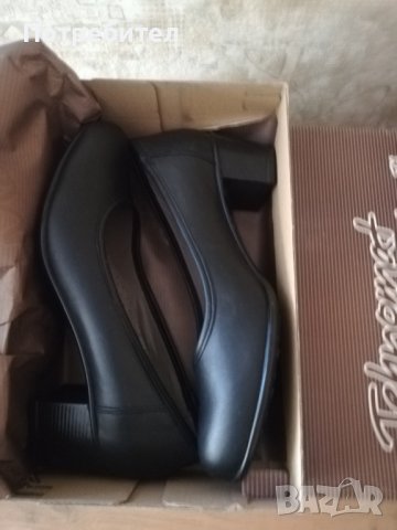 Черни нови дамски обувки  №41, снимка 8 - Дамски елегантни обувки - 38510643