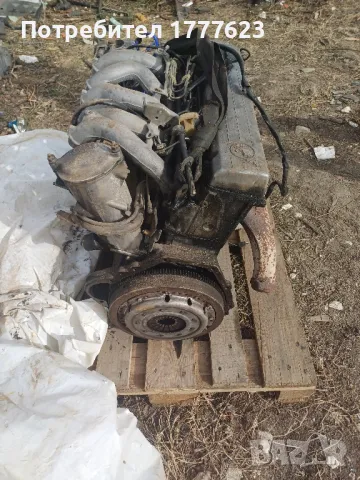 Двигател мерцедес 124 2.5 чист дизел на части, снимка 4 - Части - 49174560