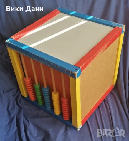 голяма дървена кутия КУБ за играчки с образователни игри по страните Швейцария, снимка 4 - Образователни игри - 30393136