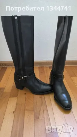 Ботуши NATALIA BLANCO естествена кожа 37, снимка 2 - Дамски ботуши - 47415583