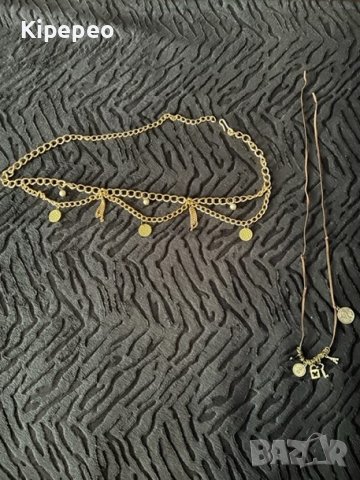 Златист колан+подарък колие, снимка 2 - Колани - 37021661