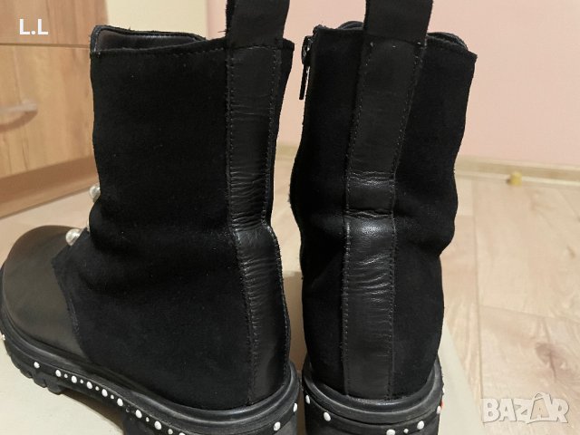 Дамски боти естествена кожа, снимка 3 - Дамски боти - 38735741