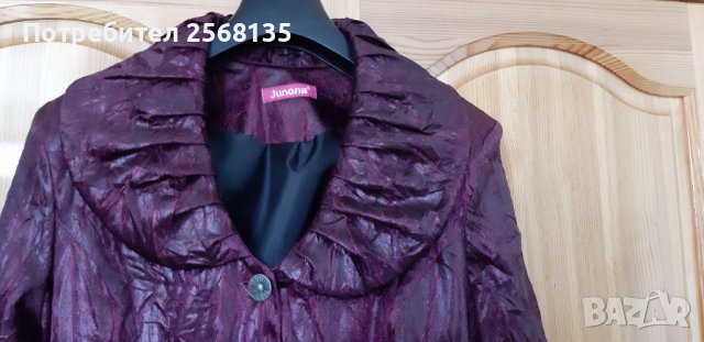 Разкошно Сако Кожено на JUNONA Fashion НОВО! Стилно и Кокетно, снимка 3 - Сака - 38361894
