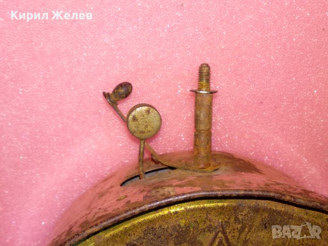 ЮНГХАНС Стар КОЛЕКЦИОНЕРСКИ МЕХАНИЧЕН НЕМСКИ БУДИЛНИК JUNGHANS от ЦАРСКО ВРЕМЕ 43626, снимка 8 - Антикварни и старинни предмети - 44466294