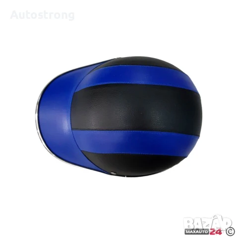 Каска за мотор - синя, снимка 3 - Аксесоари и консумативи - 50563746