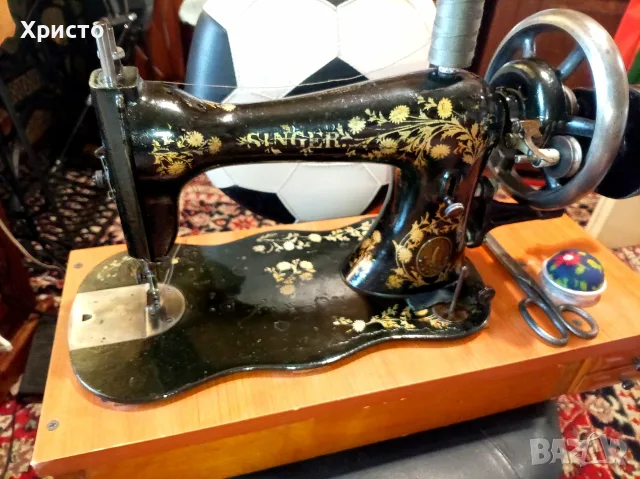 Шевна машина SINGER от 1888 г. , снимка 5 - Антикварни и старинни предмети - 56241544