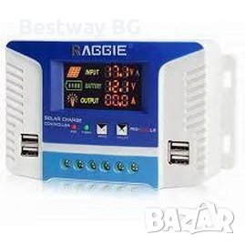 Контролер PVM за соларен панел RAGGIE с дисплей 10А 30A 60А, инвертор чиста синусоида, снимка 2 - Друга електроника - 36768118