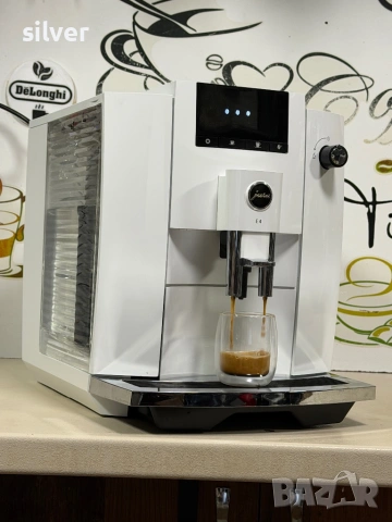 Кафемашина кафе автомат Jura E4 с гаранция, снимка 4 - Кафемашини - 54154107