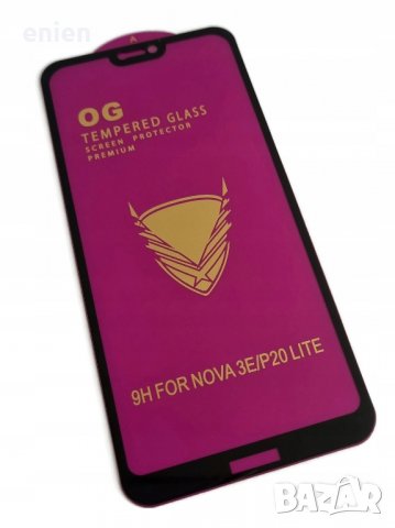 OG Full Glue Стъклен протектор за Huawei P20 Lite, снимка 1