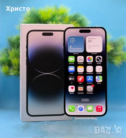 Apple iPhone 14 Pro Max, 128GB, 6GB RAM, 5G, Space Black , снимка 2 - Apple iPhone - 52481464