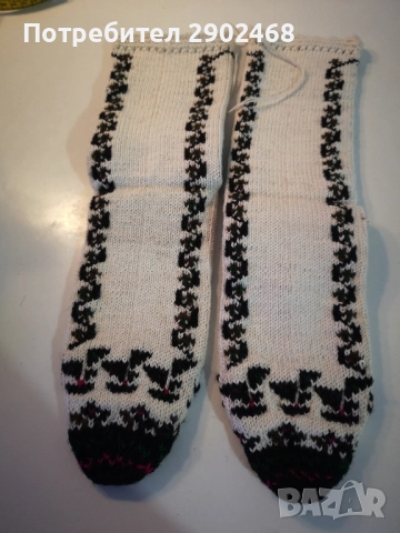 Плетени чорапи за народна носия. , снимка 6 - Антикварни и старинни предмети - 52330494
