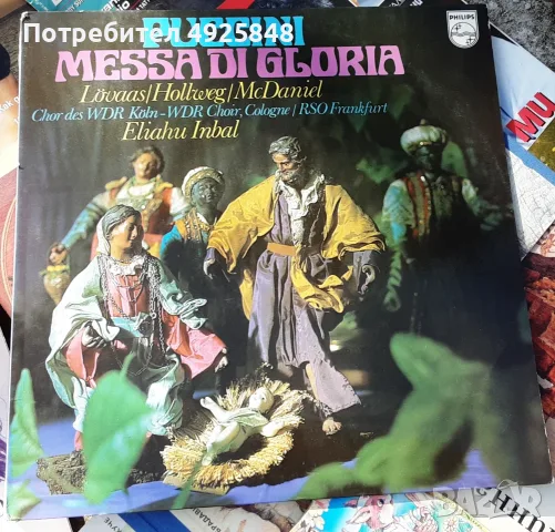 Грамофонна плоча Puccini - Messa Di Gloria / Philips STEREO / - Като НОВА ! 