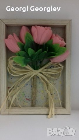 Подаръци от ароматен глицеринов сапун , снимка 7 - Изкуствени цветя - 39733731